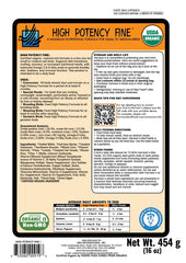 Harrison's packaging box showcases certified organic, non-GMO ingredients for healthy diets.
