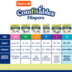 Hartz Comfitables stretchy elastic waist enhances movement and comfort.