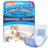 Hartz Comfitables stretchy waistband shows secure flexible fit for active dogs