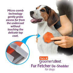 Hartz Groomer's Best Fur Fetcher compact-storage design fits small spaces after use