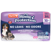 Hartz Home Protection 6-layer pad demonstrates superior absorption and leak protection for indoor use.