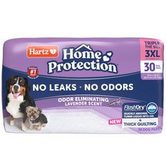 Hartz Home Protection 6-layer pad demonstrates superior absorption and leak protection for indoor use.