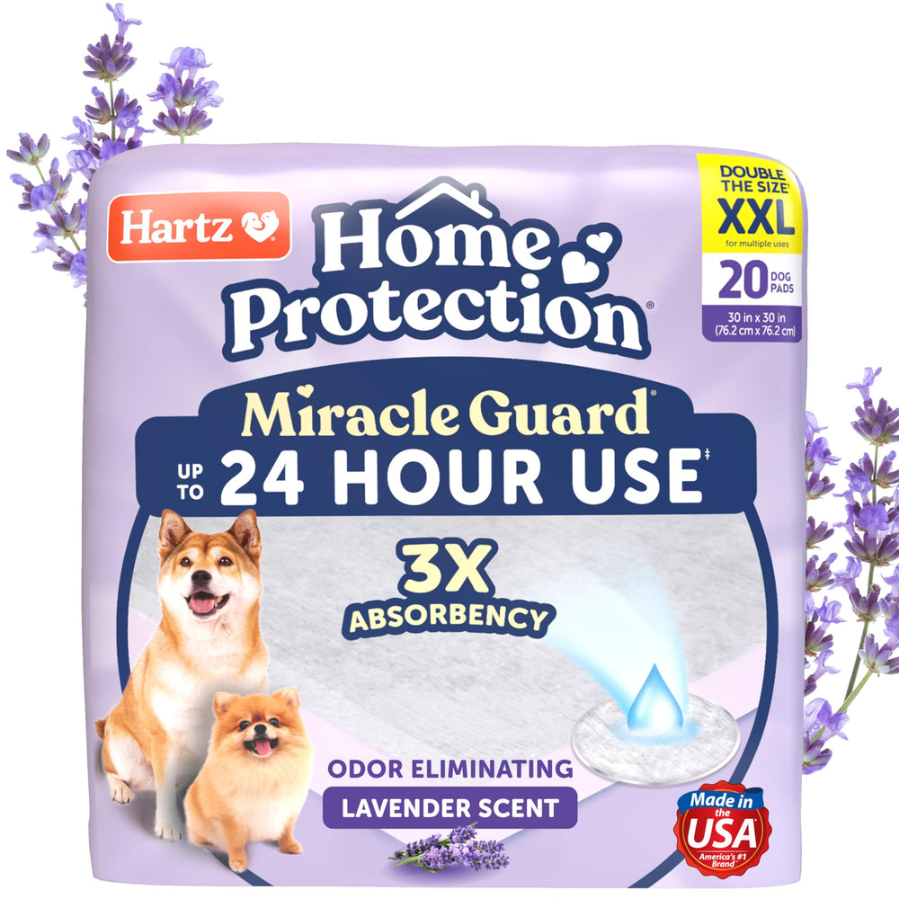 Hartz Miracle Guard packaging and 20-count box for refills.