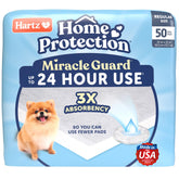 Hartz Miracle Guard pad pack shot highlights durable protection for extended use.