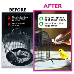Hashi easy-removal liner simplifies cage upkeep and replacement