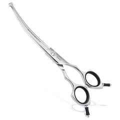 Hashimoto dog scissors rounded-tip 6.5 inch for safe skin contact during grooming
