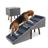 Haven Pet 2-in-1 dog stairs for bed and couch, easy assembly.