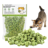 HavenJanny cat grass treats packaging highlights freeze-dried formula
