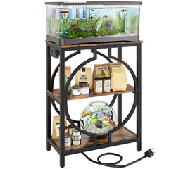 HavenlyYouth 10gal stand front view showing sturdy frame and stable base for a small tank.