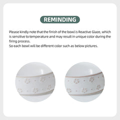 Havniva 7.3-inch diameter ceramic bowl holds 5 cups