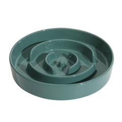 Havniva ceramic 1.6-cup slow feeder dog bowl, front view, promotes measured eating