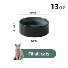 Havniva ceramic bowls with non-slip base prevent spills during meals.