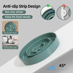 Dishwasher-safe ceramic construction for easy cleaning of the Havniva bowl