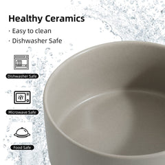 Havniva dishwasher-safe ceramic bowl is easy to clean after meals.