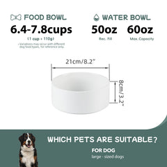 Havniva non-slip base keeps bowl secure on any floor