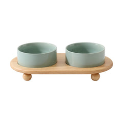 Havniva raised cat water bowl with wide opening for whisker-friendly access