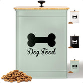 HB Design Co. dog food container with 5-7 lb capacity stores kibble neatly.