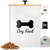 HB Design Co. dog food container with airtight seal stores 25 cups of kibble
