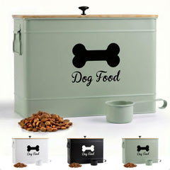 HB Design Co dog food container with airtight lid to keep kibble fresh and secure.