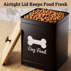 HB Design Co. sturdy metal handle for easy lifting and scooping.