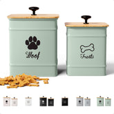 HB Design Co dog treat container 8x6 front view with spacious storage