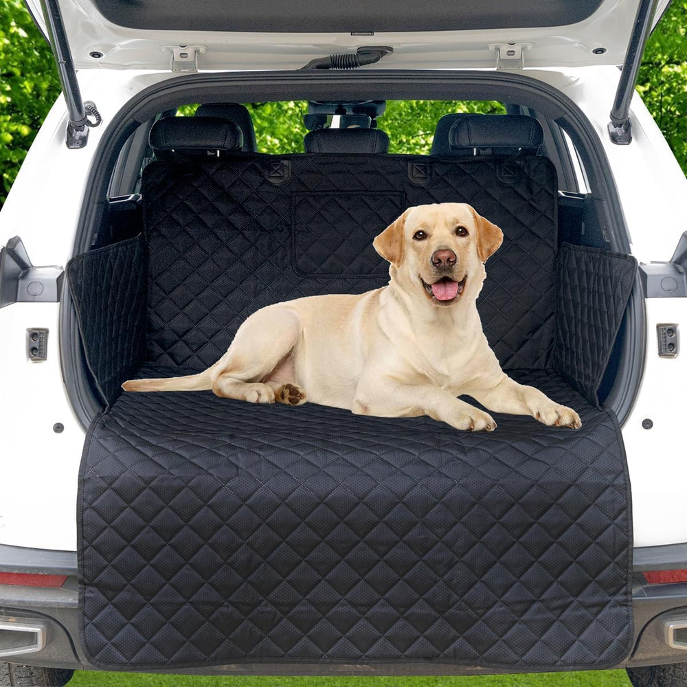 HCCW SUV cargo liner in trunk provides heavy-duty protection from spills.
