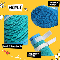 Hcpet anti-slip sole provides steady footing on hardwood floors.