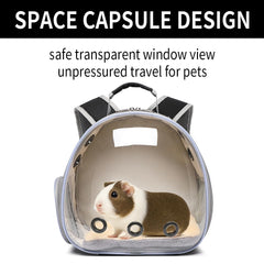 Hcupet Bunny Carrier ventilation holes ensure steady airflow for comfort.