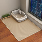 HCY&WLD cat litter mat double layer design reduces tracking
