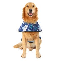 HDE raincoat features reflective trim for safer nighttime strolls.