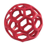 HDP JW HOL-ee Roller 5in top view in assorted colors for chewing and play