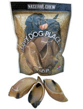 HDP Large Hooves Naturals packaging shot highlights USA-made, all-natural dog chew.