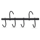 HDYEGY tack rack with swivel hooks for organized bridles and reins.