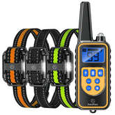 Heaflex dog shock collar with remote and LED light for night training.