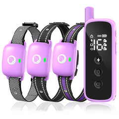 Heaflex dog training collar with remote outdoors for long-range training.