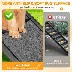 HEALLILY foldable dog ramp for travel and storage