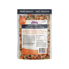 Health Extension Gently Cooked dog food ingredients closeup with pumpkin and lean chicken