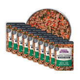 Health Extension Gently Cooked Duck & Kale Dog Food bowl-ready meals for busy owners.