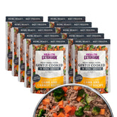 Health Extension gently cooked lamb carrots dog food bowl for picky eaters