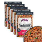 Health Extension Gently Cooked Salmon Dog Food bowl-ready meals for easy, tasty meals