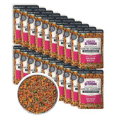 Health Extension gently cooked salmon dog food bowl shows fresh flavors for picky eaters.