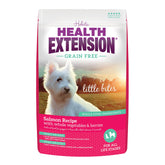 Health Extension Salmon Small Bites close-up; lean protein for tiny dogs.