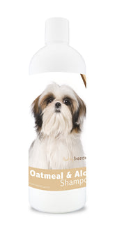 Healthy Breeds Shih Tzu Oatmeal Shampoo bottle for gentle cleansing and moisture