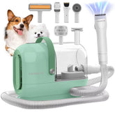 HEAPETS dog grooming vacuum with a 3L dust cup captures fur during grooming sessions.
