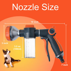 Hecurba leak-proof zinc connector ensures secure hose connection.