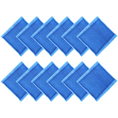 Hedday Aqua-Tech filter cartridge 12-pack ready for reliable water filtration in home aquariums.