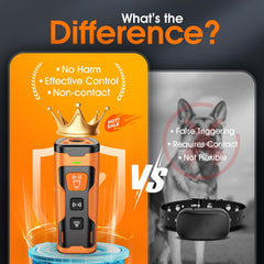 HeeNzz deterrent with 35-feet range enables flexible indoor or outdoor training.