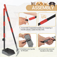 Heeyoo adjustable-handle extends reach for comfortable use.