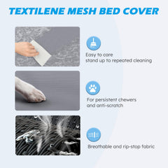 Heeyoo bed mesh detail enabling quick cleaning