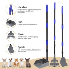 Heeyoo poop spade ready to scoop on grass and kennels.